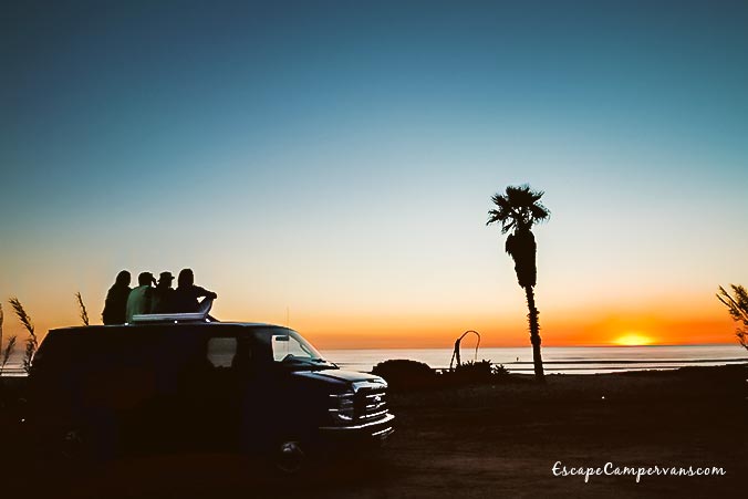 Escape Campervans Sunset