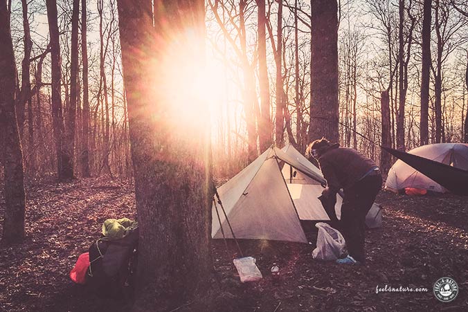 Camping Packliste Zelt