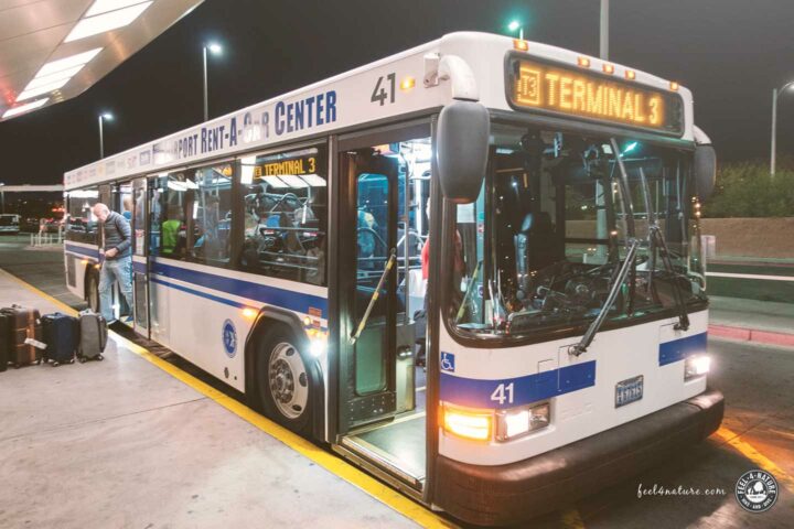 Shuttlebus Autovermietung Las Vegas Flughafen