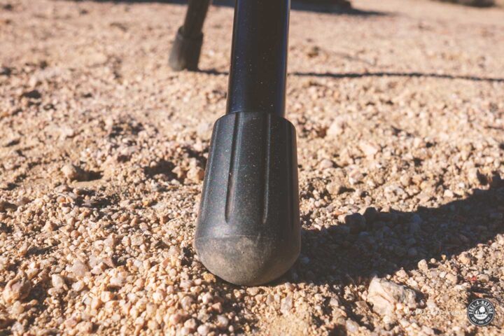 Standfuß der Helinox Chair One (re) Serie.