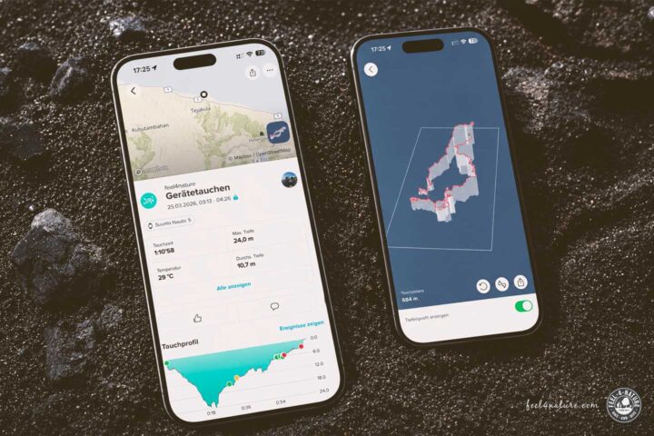 Suunto App 3d-Mapping on iPhone.